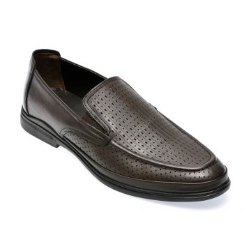 Mocasini BRAVELLI maro, 77758, din piele naturala