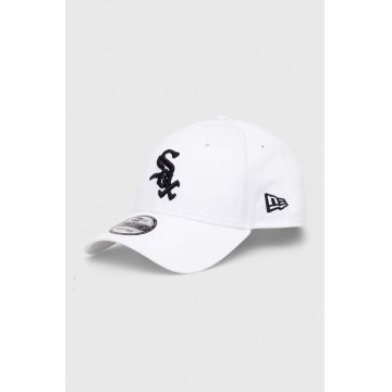 New Era șapcă de baseball din bumbac culoarea alb, cu imprimeu, CHICAGO WHITE SOX