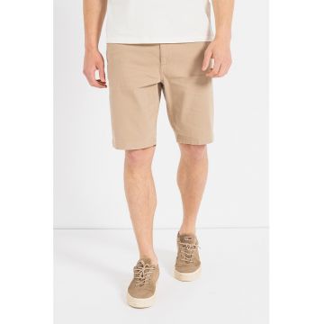 Pantaloni scurti chino cu talie medie Vintage Officer