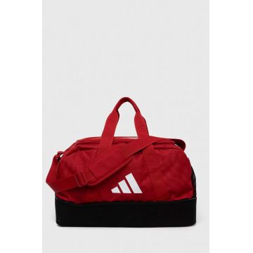 adidas Performance geantă sport Tiro League Small culoarea roșu IB8651