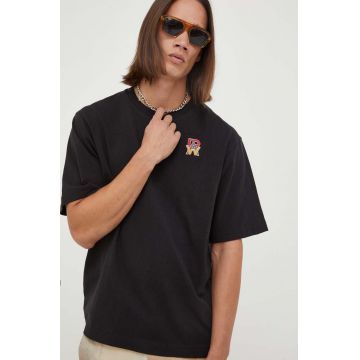 G-Star Raw tricou din bumbac culoarea negru, cu imprimeu