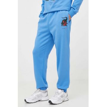 Lacoste pantaloni de trening din bumbac x Netflix modelator