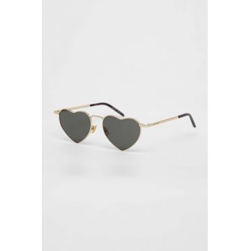 Saint Laurent ochelari de soare culoarea auriu