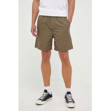 Samsoe Samsoe pantaloni scurti din bumbac Jabari culoarea verde