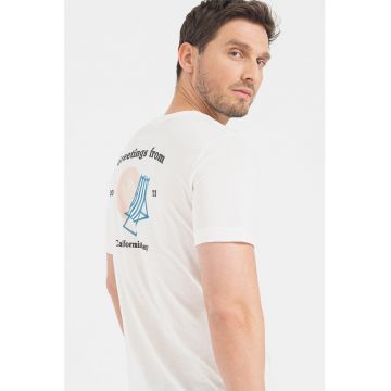 Tricou de bumbac cu imprimeu grafic