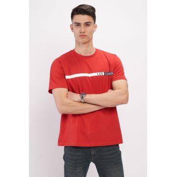 Tricou de bumbac cu imprimeu logo