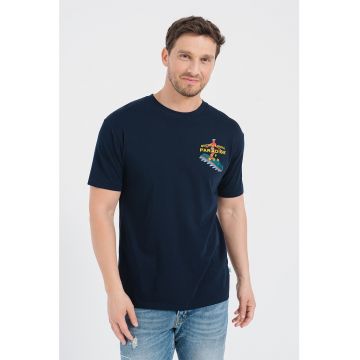 Tricou de bumbac organic cu imprimeu grafic