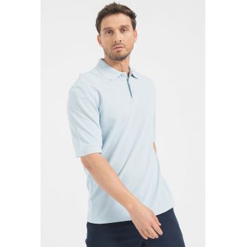 Tricou polo din pique de bumbac
