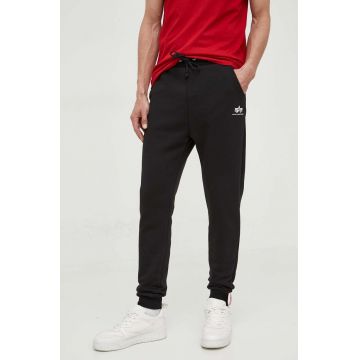 Alpha Industries pantaloni de trening culoarea negru, uni 116370.03-Black