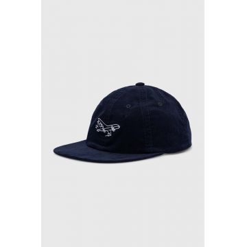 DC șapcă de baseball din bumbac culoarea albastru marin, cu imprimeu