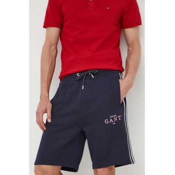 Gant pantaloni scurti barbati, culoarea albastru marin