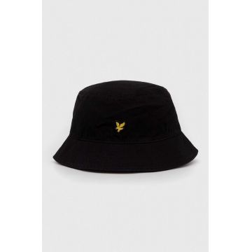 Lyle & Scott palarie din bumbac culoarea negru