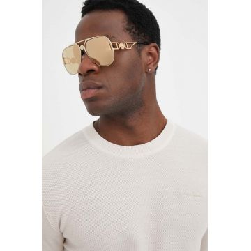 Pepe Jeans pulover de bumbac Silvertown culoarea bej, light