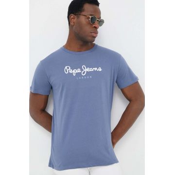 Pepe Jeans tricou din bumbac Eggo cu imprimeu