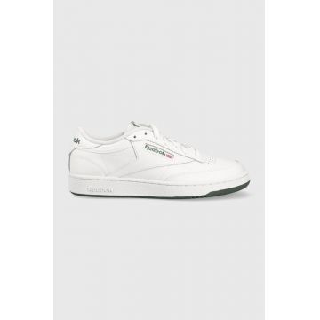 Reebok Classic sneakers din piele CLUB C 85 culoarea alb, FZ6014 FZ6014.100039280-white