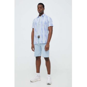 Sisley pantaloni scurti jeans barbati
