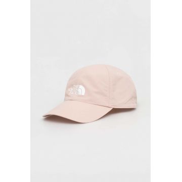 The North Face sapca culoarea roz, cu imprimeu