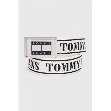 Tommy Jeans curea barbati, culoarea negru