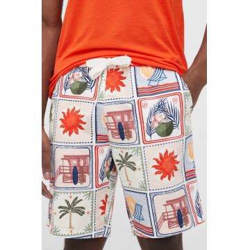 United Colors of Benetton pantaloni scurti din bumbac