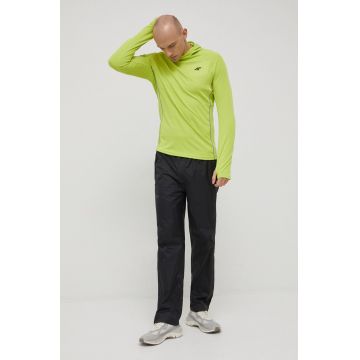 4F hanorac de jogging culoarea verde, neted