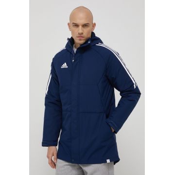 adidas Performance jacheta de antrenament Condivo 22 culoarea albastru marin, de iarna