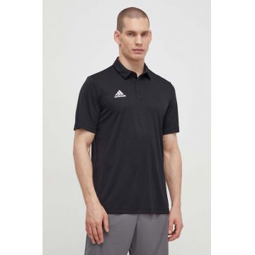 adidas Performance polo de antrenament Entrada 22 culoarea negru, uni HB5328