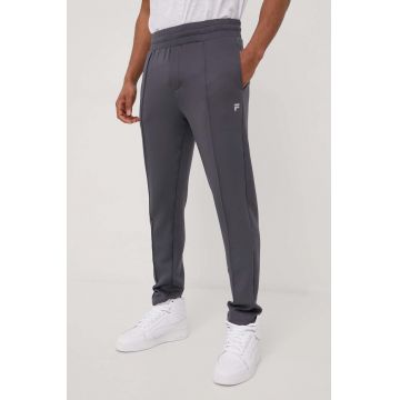 Fila pantaloni de trening barbati, culoarea gri, neted