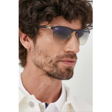 Ray-Ban ochelari de soare barbati, culoarea gri