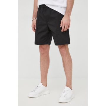 Tiger Of Sweden pantaloni scurti barbati, culoarea negru