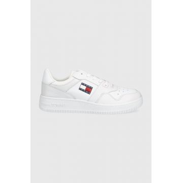 Tommy Jeans sneakers culoarea alb