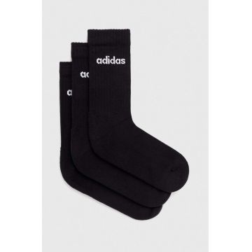 adidas șosete 3-pack bărbați, culoarea negru IC1301