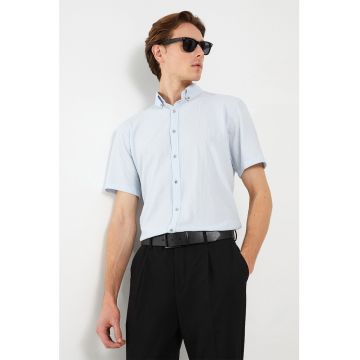 Camasa Oxford regular fit cu maneci scurte