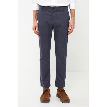 Pantaloni drepti din amestec de bumbac