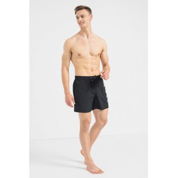 Pantaloni scurti de baie cu imprimeu logo Bold