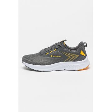 Pantofi sport low-cut cu insertii textile