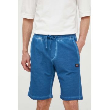 Paul&Shark pantaloni scurti din bumbac culoarea albastru marin