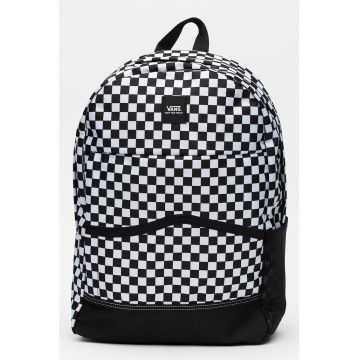 Rucsac textil in carouri Construct Skool