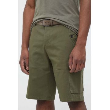 Sisley pantaloni scurti barbati, culoarea verde