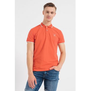 Tricou polo cu garnituri contrastante