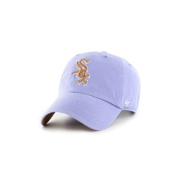 47brand sapca MLB Chicago White Sox culoarea violet, cu imprimeu