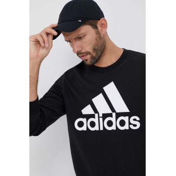 adidas bluza barbati, culoarea negru, modelator