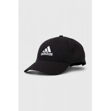 adidas Performance șapcă de baseball din bumbac culoarea negru, cu imprimeu  II3513