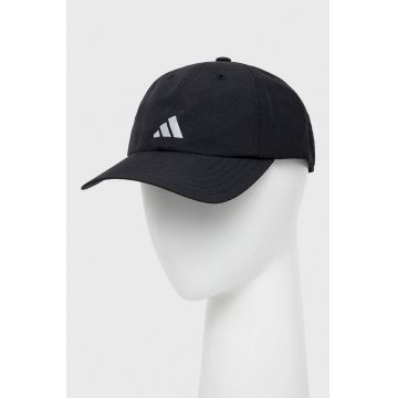 adidas Performance șapcă Running Essentials culoarea negru, cu imprimeu HT6353