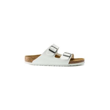 Birkenstock papuci Arizona barbati, culoarea alb, 552681