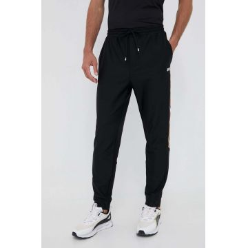 Boss Green pantaloni de trening BOSS GREEN culoarea negru, modelator