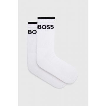 BOSS sosete 6-pack barbati, culoarea alb