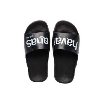 Havaianas papuci SLIDE CLASSIC LOGOMANIA culoarea negru, 4148124.0090