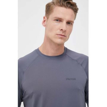 Marmot longsleeve sport Windridge culoarea gri, neted