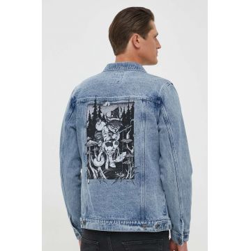 Medicine geaca jeans barbati, de tranzitie