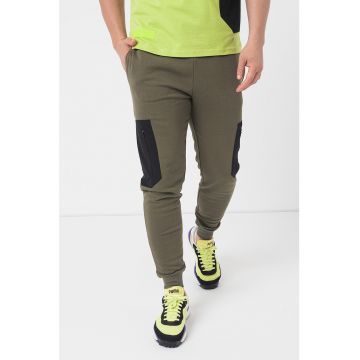Pantaloni sport cargo din bumbac